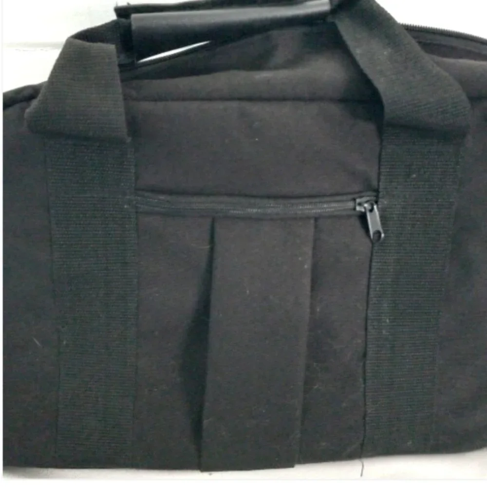 Hopnel Saddlebag Travel Bag Motorcycle Black Water Resistant Touring 16x6